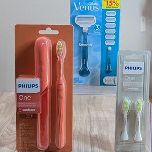 Philips Sonicare Philips One by Sonicare Battery Toothbrush & VENUS RAZORS